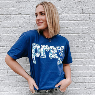 PRAY FLORAL TEE