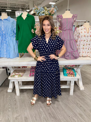 JAZMINE POLKA DOT DRESS