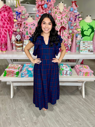 FALLON PLAID DRESS