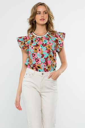 ADDISON FLORAL TOP