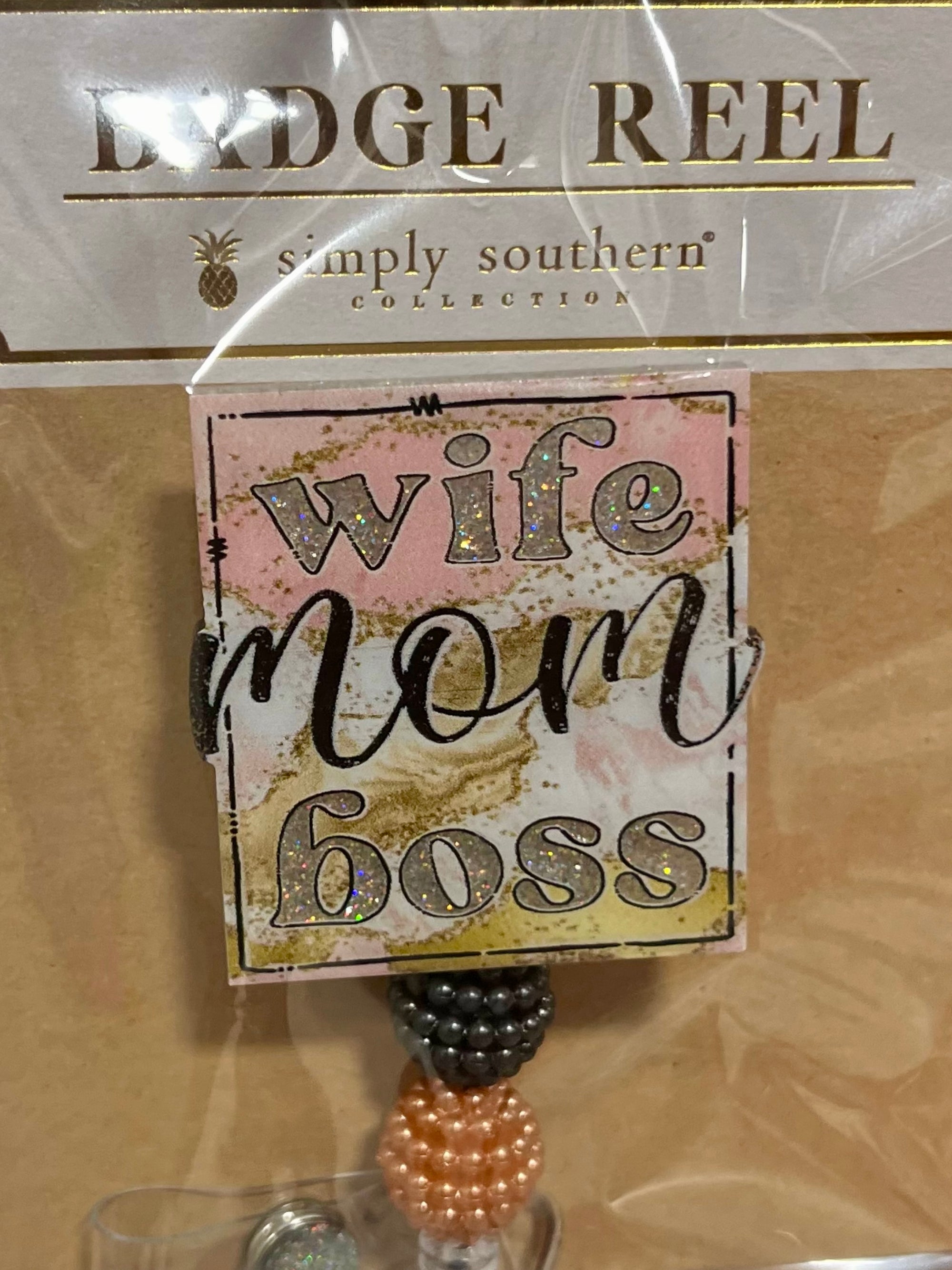 WIFE MOM BOSS BADGE REEL