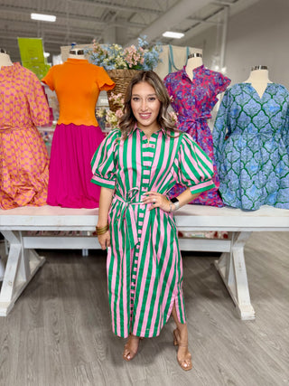 ROXY STRIPE DRESS