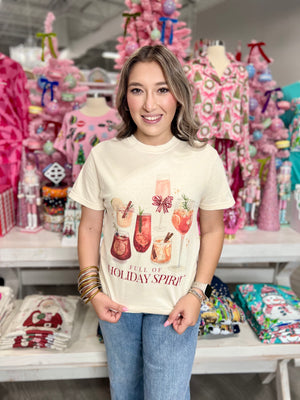 FULL OF HOLIDAY SPIRIT TEE