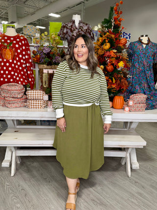 VICTORIA STRIPE DRESS