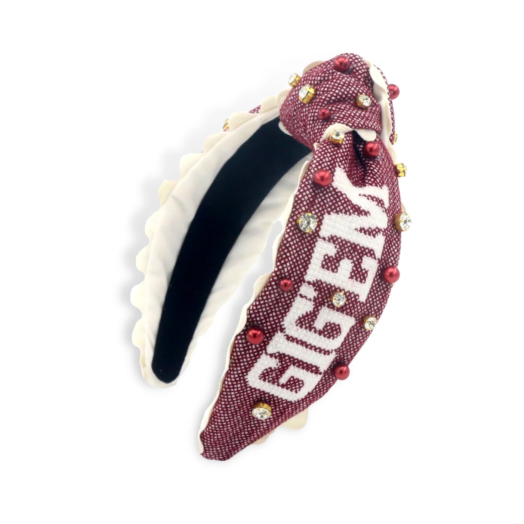 ADULT SIZE GIG'EM AGGIES CROSS STITCH HEADBAND