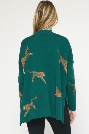 ALYSSA LEOPARD SWEATER