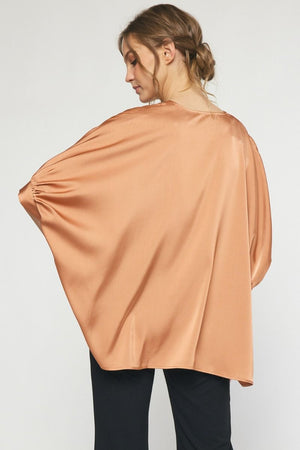 AUTUMN SATIN TOP