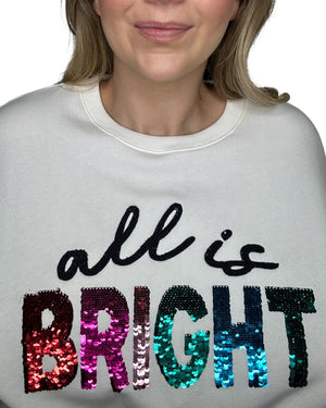 ALL IS BRIGHT BELGIAN CREAM SWEATSHIRT