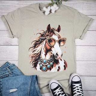 LEOPARD HORSE TEE