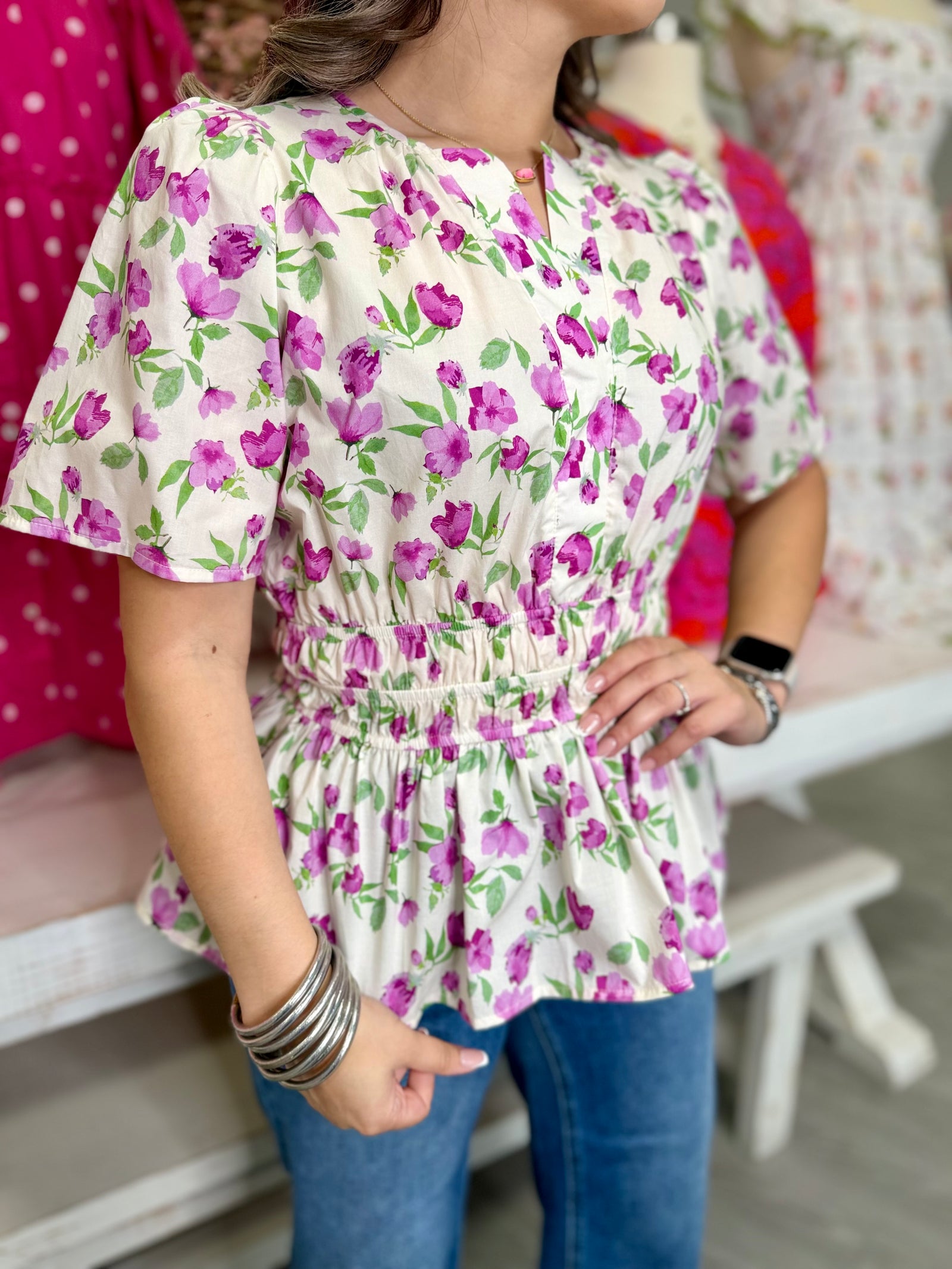 DAHLIA FLORAL TOP