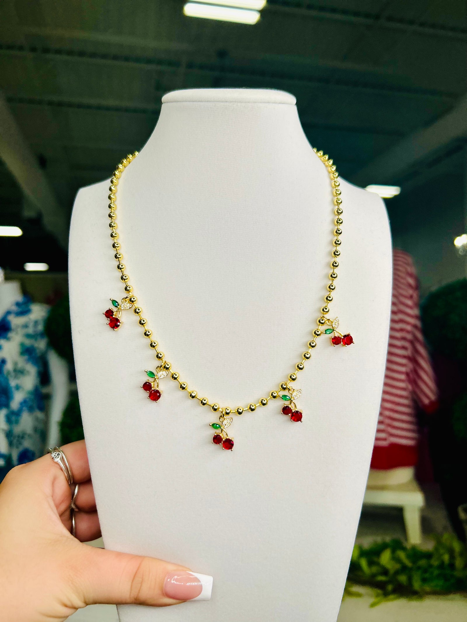 CHERRY CASCADE NECKLACE