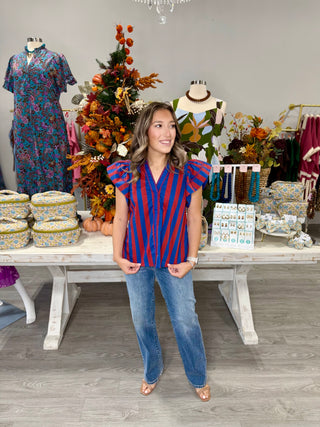 BETH STRIPE TOP