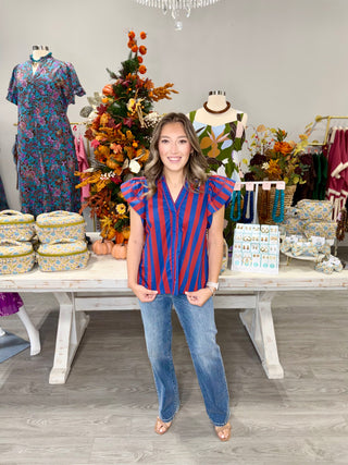 BETH STRIPE TOP