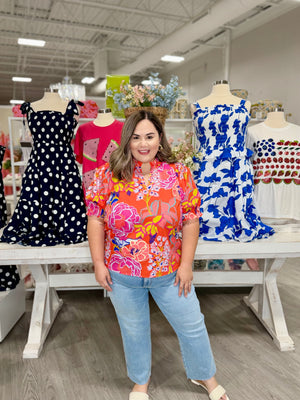 ELLA FLORAL TOP