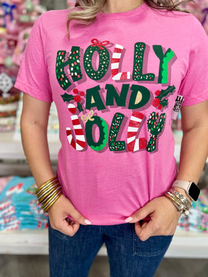 HOLLY JOLLY CHRISTMAS TEE