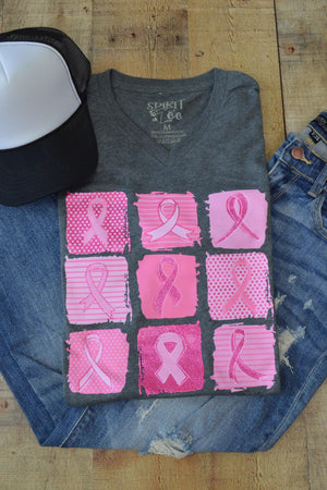 CANCER RIBBON TEE