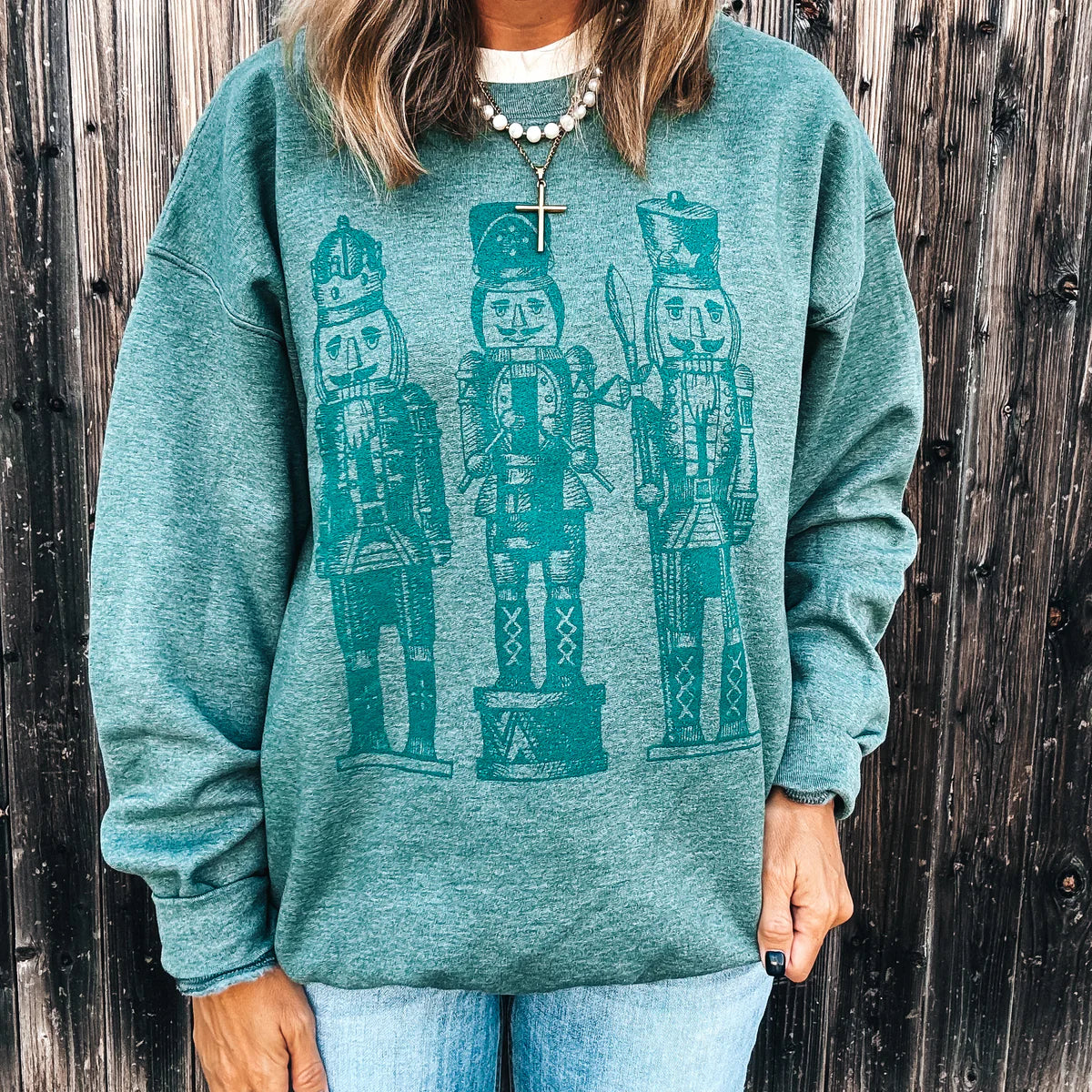 Forest Monochrome Nutcracker Sweatshirt
