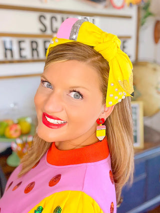 BACK TO SCHOOL PENCIL EARRINGS