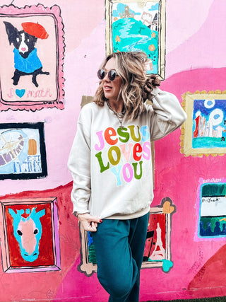 JESUS LOVES YOU SWEATSHIRT