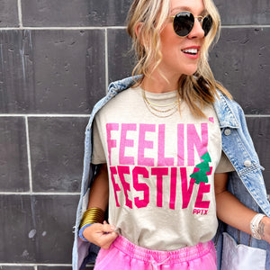 Feelin’ Festive Glitter Tee