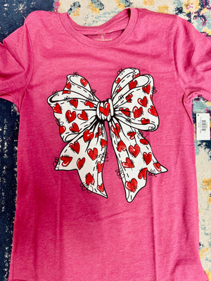 HEART BOW TEE