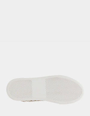 BETSEY JOHNSON REILY GOLD SNEAKER