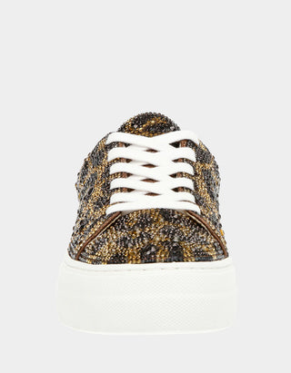 SIDNY LEOPARD RHINESTONE SNEAKER