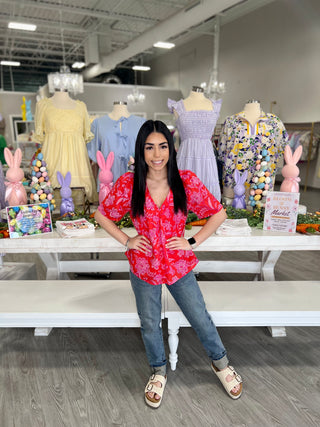 ARIA FLORAL TOP