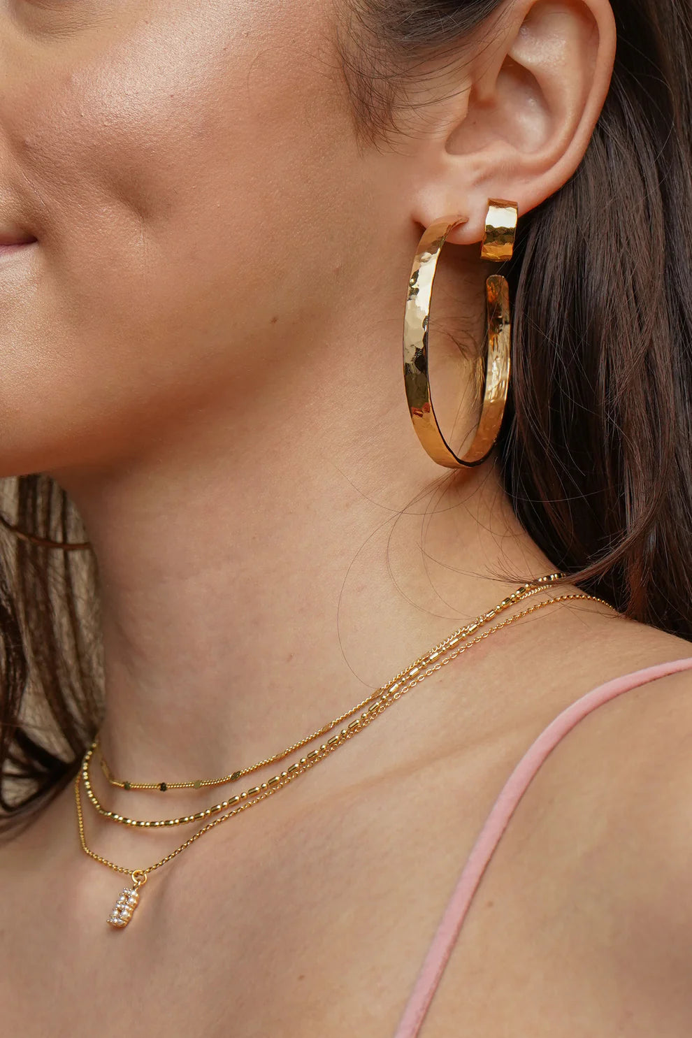 STATEMENT HAMMERED HOOPS