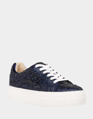 BETSEY JOHNSON SIDNY NAVY SNEAKERS