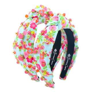 BRIANNA CANNON CHILD SIZE BRIGHT DAISY HEADBAND WITH CRYSTALS & STONES