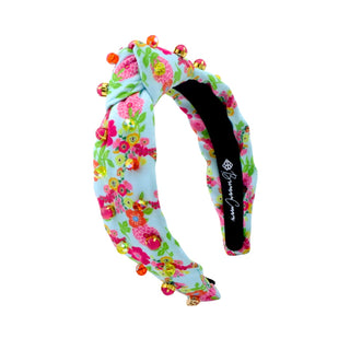 BRIANNA CANNON CHILD SIZE BRIGHT DAISY HEADBAND WITH CRYSTALS & STONES