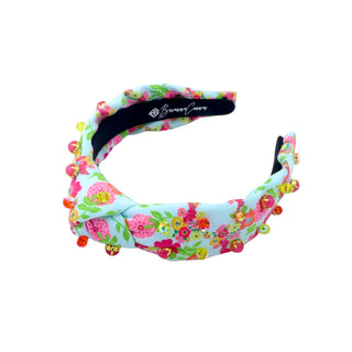 BRIANNA CANNON CHILD SIZE BRIGHT DAISY HEADBAND WITH CRYSTALS & STONES