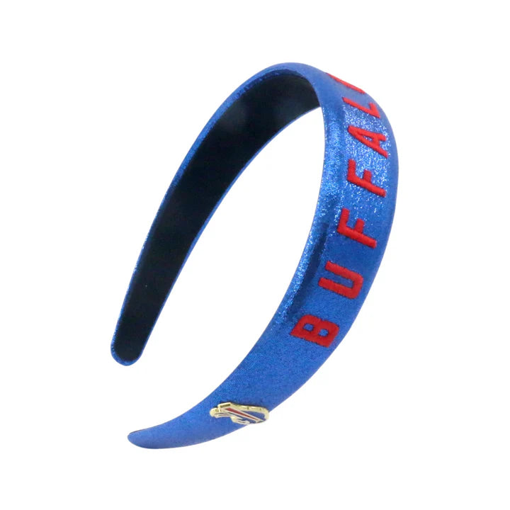 Buffalo Bills Thin Embroidered Headband