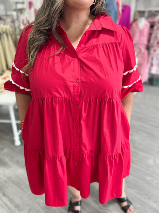 KARINA RED DRESS