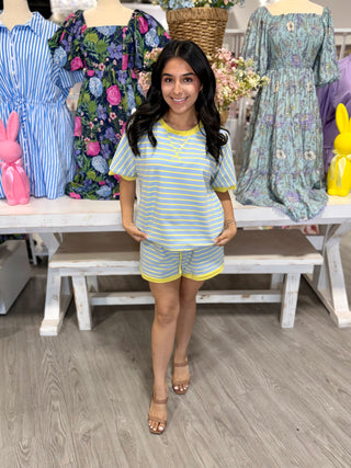 REBECCA STRIPE SET