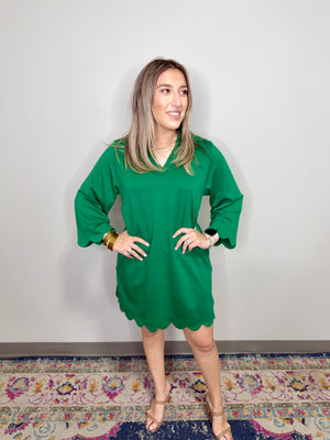 CHARLOTTE GREEN DRESS