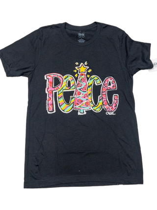 CALLIE'S CHRISTMAS PEACE TEE