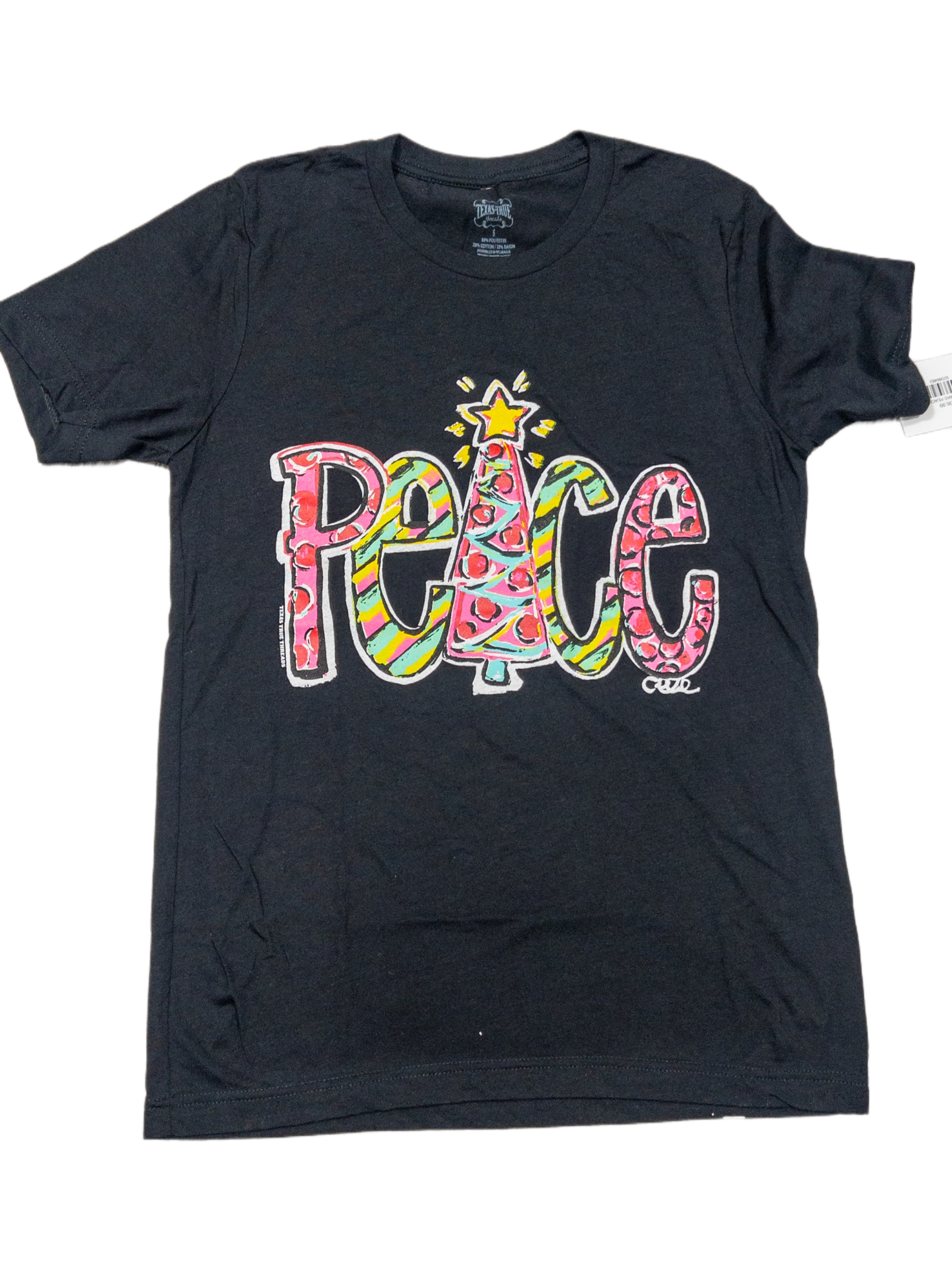 CALLIE'S CHRISTMAS PEACE TEE