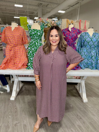 ROBIN GINGHAM DRES