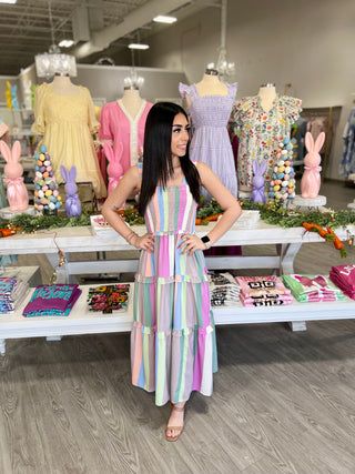 LISA PASTEL DRESS
