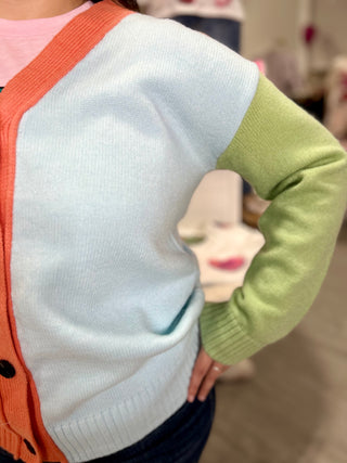 HAILEE MULTI COLOR CARDIGAN