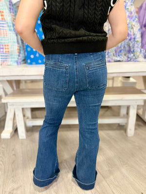 CLARA HW FLARE JEANS