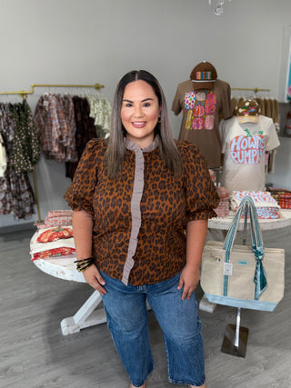 MARLEY LEOPARD TOP