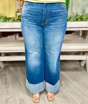 CIERRA HW RETRO WIDE LEG W/CUFF