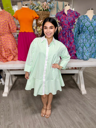 ABIGAIL STRIPE DRESS