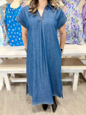VICTORIA DENIM DRESS