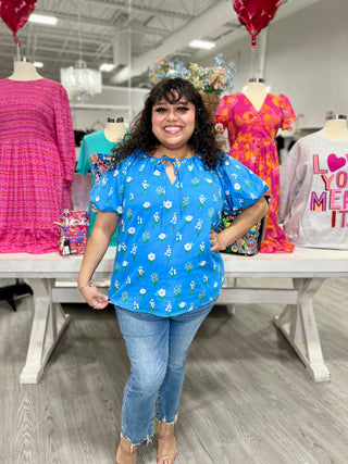 Jazleen Floral Top