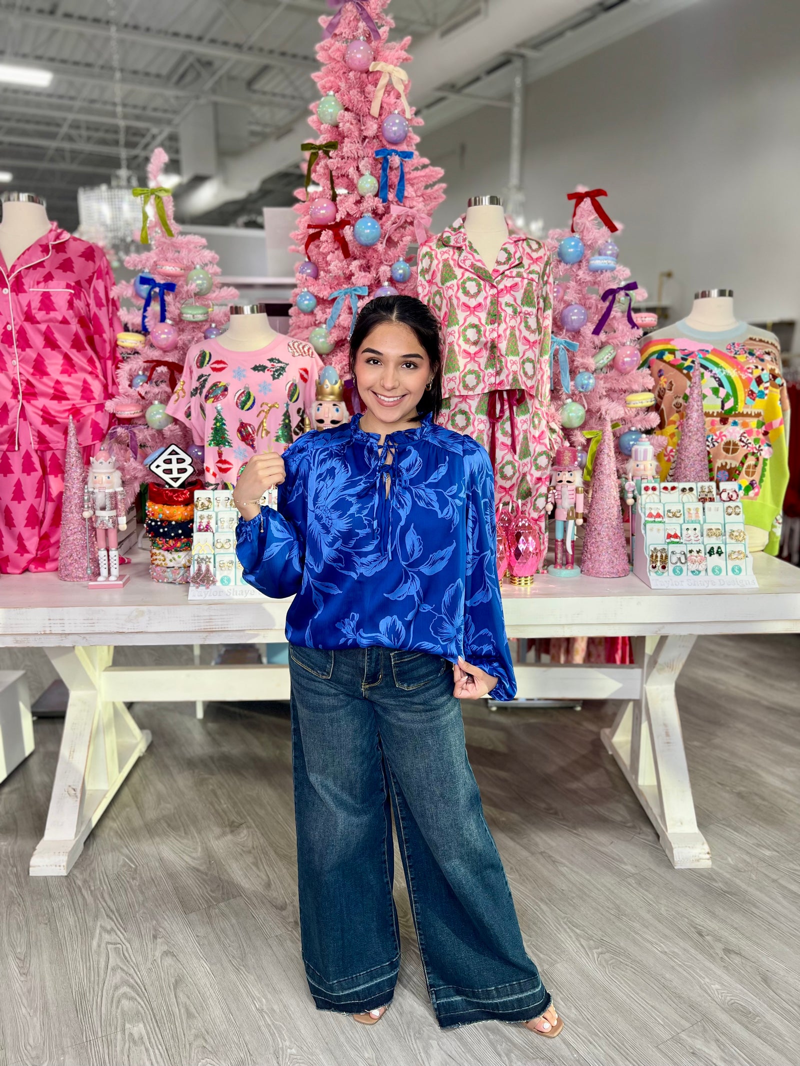 CIARA FLORAL RUFFLE BLOUSE