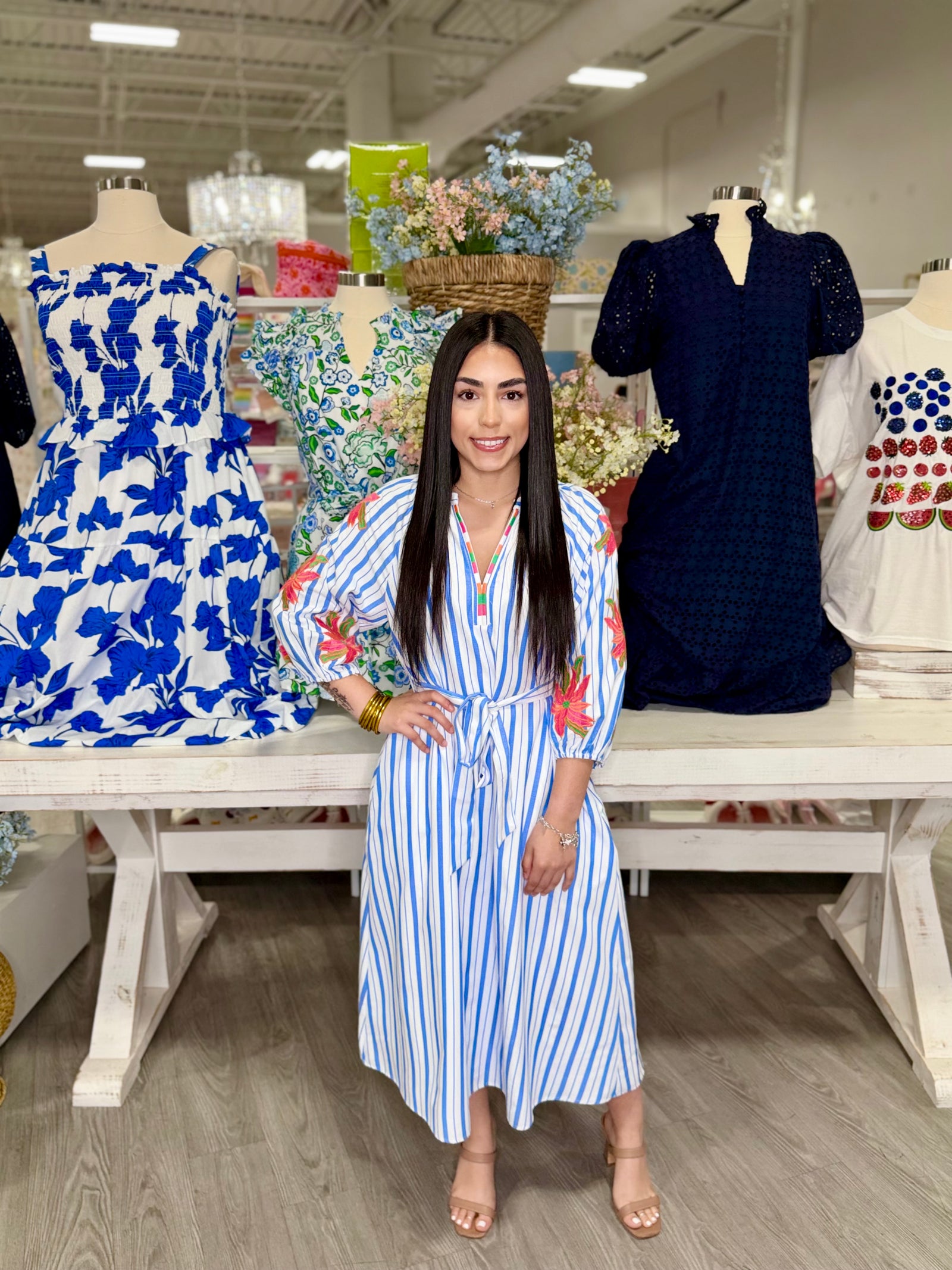 PAM MIDI DRESS
